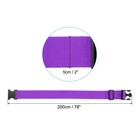 4 Set Luggage Strap With Luggage Tag Loop 78 x2   Purple
