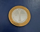 1996 Las Vegas Stratosphere  10 Gaming Token   999 Silver  Limited Edition