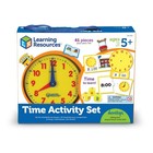 Learning Resources Time Activity Set Kids Analog Digital Clock Educational Kit