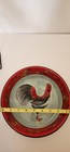 Rooster Decorative 9  Ceramic Pie Plate  Pre-owned 