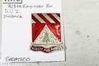 Us Ww2 813th Engineer Battalion Di Dui Unit Crest Pb Pin Gemsco A453