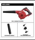 Milwaukee 0884-20 M18 18 Volt Cordless Compact Yard Leaf Blower -tool Only - New