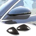 Car Rearview Mirror Cap Decoration Cover Compatible With Alfa Carbon Fiber