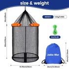 Extra Large Floating Fish Basket For Live Caught Fish Foldable Kayak Livewell