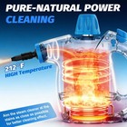 Kiato Handheld Steam Cleaner For Home  Pressurized Natural  Grey  Sc23   Pres   