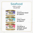 Purina Fancy Feast Grilled Seafood Gourmet Wet Cat Food Variety Pack  24  3 Oz  