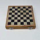 Beautiful Hand Carved Soap Stone Portable Chess Set - Made In India