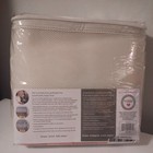 Breathable Baby Mesh Crib Liner Natural Ecru
