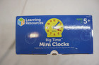 New Learing Resource 6 Piece 4  Big Time Mini Learning Clocks   