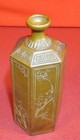 Ko Bizen Hexagonal Tokkuri Vase Plum Design Edo Period-tk350