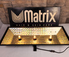 Vintage Matrix Hair   Skin Care Lighted Advertising Sign 23 7 x10  Salon Display
