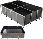 Eco-friendly 470 Gallon Above Ground Koi Pond With Clear Panel For Aquatic Life