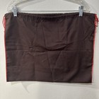 Coach Vintage Dust Bag Protective Bag Cover Brown Storage Red Edge Drawstring