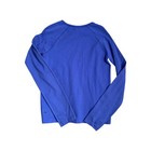 Athleta Girl Xl 14 Blue Ribbed Sparkle Long Sleeve Top Thumbholes Own Your Power