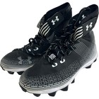 Under Armour Mens Football Cleats Highlight Franchise Black White 5 5y Youth