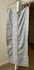 Jc Penney Home Collection Valance Gray Paisley Pleated Chiffon Traditional Style