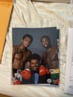 Two Muhammad Ali  Joe Frazier - 8x10 Color Photo Prints Signed With Ringside Tix