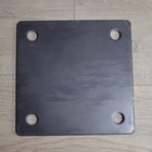 Flat Square Steel Metal Base Plate 6  X 6  X 1 4  Thickness 3 8  Hole   Qty 4