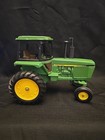 Vintage Ertl John Deere  Green Tractor Metal  7  Tall By 9  Long