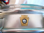 1966 Ludwig  Keystone Badge Aluminum  Snare Drum 14  X 5   Approx  Size  Used