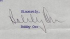 Bobby Orr - Typed Letter Signed