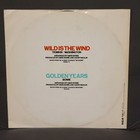 David Bowie Signed 12 Inch Single Wild Is The Wind  Original  Vintage  Great Gif