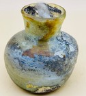 Ancient Intact Roman Glass Bottle Container Circa 1st - 2nd Century Ad