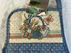 Nos Vintage Franco Country Classics Country Basket 10  Oven Mitt New Pot Holder