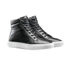 Koio Men   s Size 15 Primo High Top Black Leather Sneakers Shoes