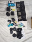 Huge Lot Canon Camera Lenses Cleaner Extra Battery Chargers Lens Caps