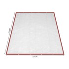 Commercial Grade Waterproof Vinyl Clear Awning Canopy Roll Up Patio Enclosure