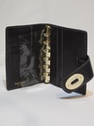 Kate Spade Leather Turn Lock Planner Organizer 6-ring Agenda Binder - Black 