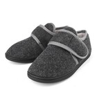 Mens Winter Warm Cozy Slippers Diabetic Edema Swollen Indoor Outdoor House Shoes