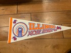 1984 Illinois Rose Bowl Fighting Illini Football Full Size 29  Pennant