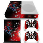 Xbox One S Console Skin Decal Sticker Spider-man Superhero Custom Design Set