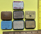 7 Vintage Aspirin Tin Lot  St  Joseph  nos  ramons sedets bc cert  foley norwich