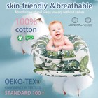 Baby Lounger Cover For Dockatot Deluxe     100  Cotton Tropic Leaves 