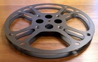 Vintage 1200  16mm Metal Film Reel 12 25  Goldberg Bros  Excellent  Brown