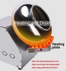 Commercial Small Sugar Candy Coating Machine Roller Chocolate Ball Maker