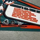 Vintage Dan Marino Miami Dolphins Pennant  Nos 90s 2000 Usa Made Nfl Records