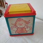 Vtg Mattel 1976 Jack In The Box Clown Music Wind Up Toy Works Classic