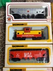 Vintage Bachmann Ho Scale Train Cars     Lot Of 11 Cars   Nib
