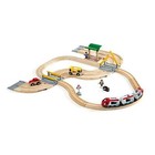 Brio World Rail   Road Travel Set Wooden Train 33 Pieces 33209 Figure Kids  Toy
