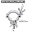Uxcell Light Truss Clamps  Aluminum Alloy Stage Lighting Pipe O Clamp