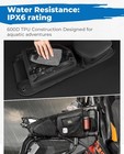 Kemimoto Front Door Bags Waterproof High-definition Tpu Compatible Polaris Rzr