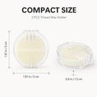 2 Pcs Beeswax Thread Conditioner     Odorless  Colorless Wax For Hand Sewing     