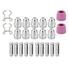 24pcs Plasma Cutter Torch Consumables Tip Kit For Sg-55  Ag-60  Wsd-60  Cut50 60