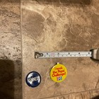 Vintage I Took The Pepsi Challenge Fold Over Button Pin   Kennedy