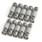  10pcs Bnc Female To Bnc Female Cable Coax Connector Adapter For Cctv Camera