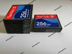 10pcs  Sandisk  256mb  Compact Flash Card 256mb Cf Memory Card Sdcfj sdcfb